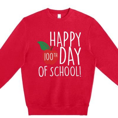 100 Days Of School Premium Crewneck Sweatshirt