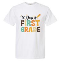 100 Days Of First Grade 100th Day Of School Back To School Garment-Dyed Heavyweight T-Shirt