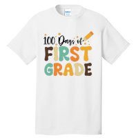 100 Days Of First Grade 100th Day Of School Back To School Tall T-Shirt