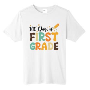 100 Days Of First Grade 100th Day Of School Back To School Tall Fusion ChromaSoft Performance T-Shirt