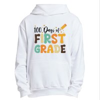 100 Days Of First Grade 100th Day Of School Back To School Urban Pullover Hoodie