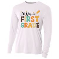 100 Days Of First Grade 100th Day Of School Back To School Cooling Performance Long Sleeve Crew