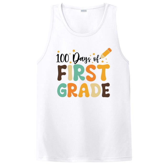 100 Days Of First Grade 100th Day Of School Back To School PosiCharge Competitor Tank