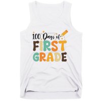 100 Days Of First Grade 100th Day Of School Back To School Tank Top