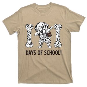 101 Days Of School Dalmatian Dabbing Dog Teachers T-Shirt