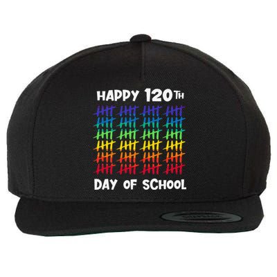 120th Day Of School 120 Days Teacher Wool Snapback Cap