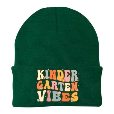 1st Day of School Kindergarten Vibes Student Teacher Knit Cap Winter Beanie