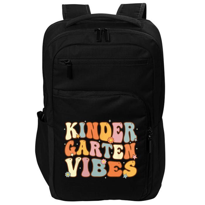 1st Day of School Kindergarten Vibes Student Teacher Impact Tech Backpack