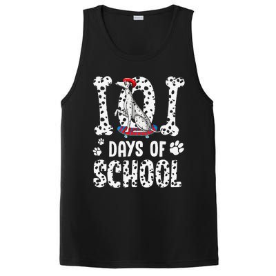 101 Days Of School Dalmatian Skateboard Smarter PosiCharge Competitor Tank