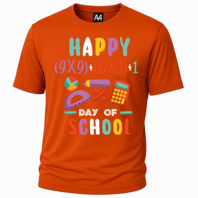 100 Days Or Math Formula 100 Days Of School Gift Cooling Performance Crew T-Shirt