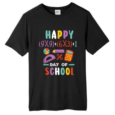 100 Days Or Math Formula 100 Days Of School Gift Tall Fusion ChromaSoft Performance T-Shirt