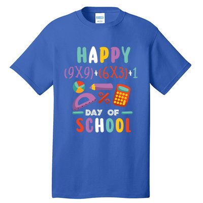 100 Days Or Math Formula 100 Days Of School Gift Tall T-Shirt