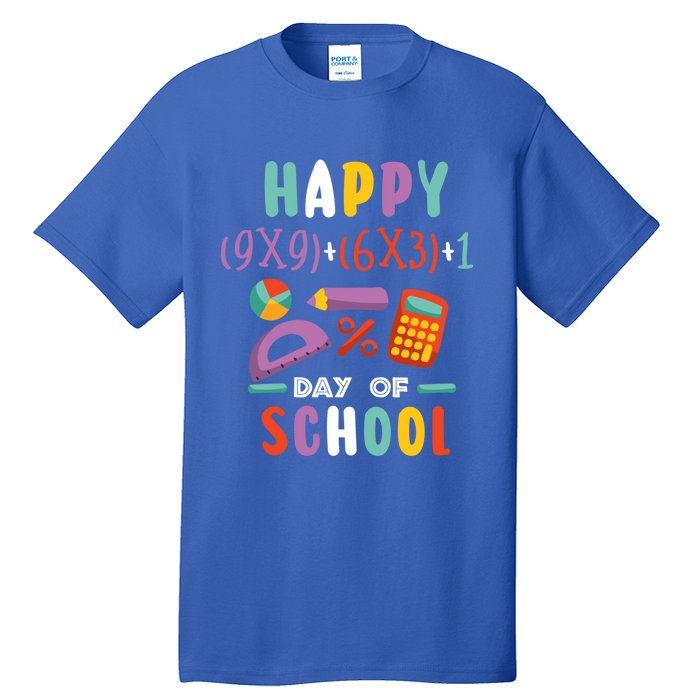 100 Days Or Math Formula 100 Days Of School Gift Tall T-Shirt