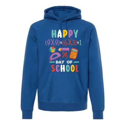 100 Days Or Math Formula 100 Days Of School Gift Premium Hoodie