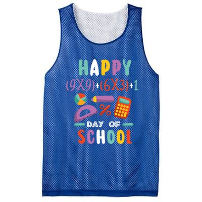 100 Days Or Math Formula 100 Days Of School Gift Mesh Reversible Basketball Jersey Tank