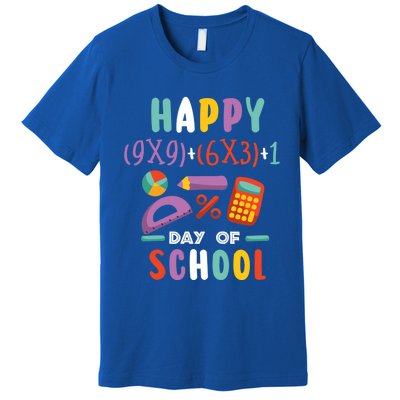 100 Days Or Math Formula 100 Days Of School Gift Premium T-Shirt