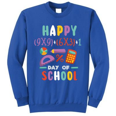 100 Days Or Math Formula 100 Days Of School Gift Tall Sweatshirt