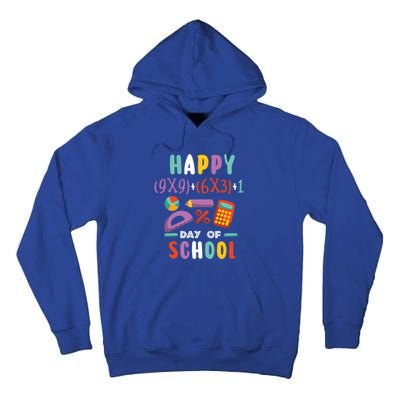 100 Days Or Math Formula 100 Days Of School Gift Tall Hoodie