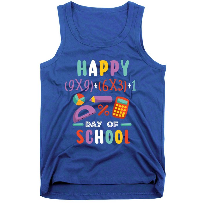 100 Days Or Math Formula 100 Days Of School Gift Tank Top