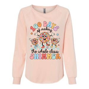 100 Days Of Making Whole Class Shimmer 100 Days Of School Womens California Wash Sweatshirt