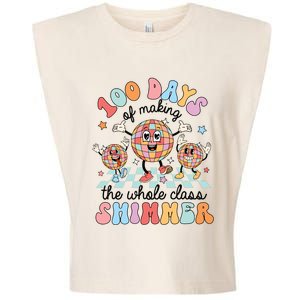 100 Days Of Making Whole Class Shimmer 100 Days Of School Garment-Dyed Women's Muscle Tee