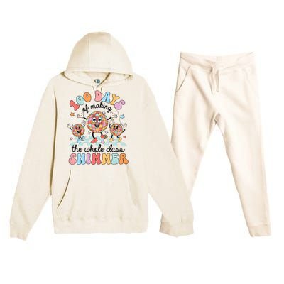 100 Days Of Making Whole Class Shimmer 100 Days Of School Premium Hooded Sweatsuit Set