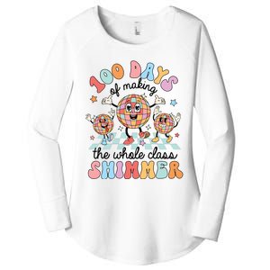 100 Days Of Making Whole Class Shimmer 100 Days Of School Women's Perfect Tri Tunic Long Sleeve Shirt