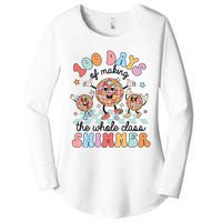 100 Days Of Making Whole Class Shimmer 100 Days Of School Women's Perfect Tri Tunic Long Sleeve Shirt