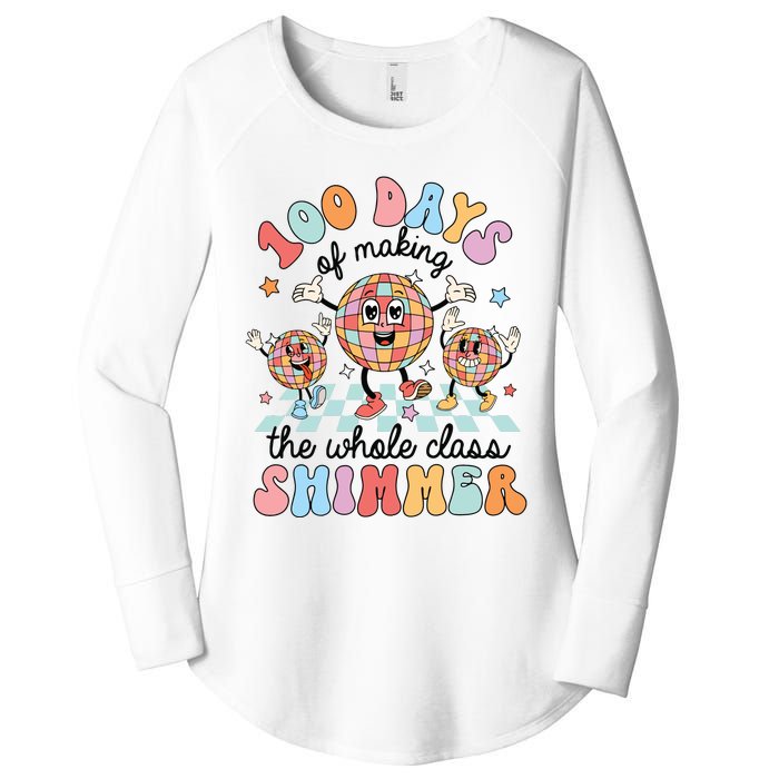 100 Days Of Making Whole Class Shimmer 100 Days Of School Women's Perfect Tri Tunic Long Sleeve Shirt