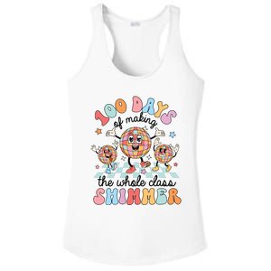 100 Days Of Making Whole Class Shimmer 100 Days Of School Ladies PosiCharge Competitor Racerback Tank