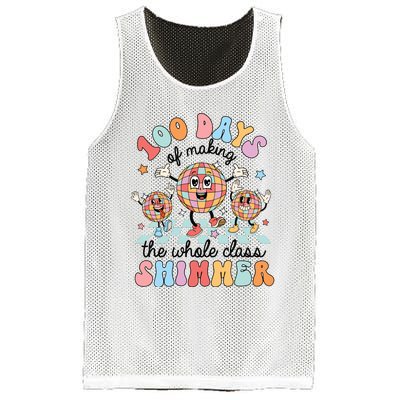 100 Days Of Making Whole Class Shimmer 100 Days Of School Mesh Reversible Basketball Jersey Tank