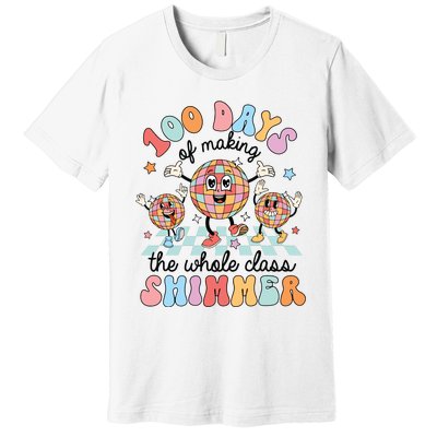 100 Days Of Making Whole Class Shimmer 100 Days Of School Premium T-Shirt