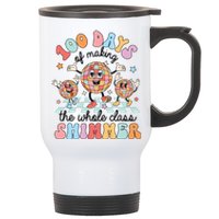 100 Days Of Making Whole Class Shimmer 100 Days Of School Stainless Steel Travel Mug