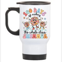 100 Days Of Making Whole Class Shimmer 100 Days Of School Stainless Steel Travel Mug