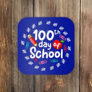 100th Day Of School For Teachers 100 Days Smarter Coaster