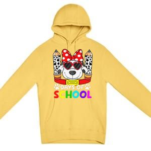 101 Days Of School Teacher Student 100 Days Smarter Premium Pullover Hoodie