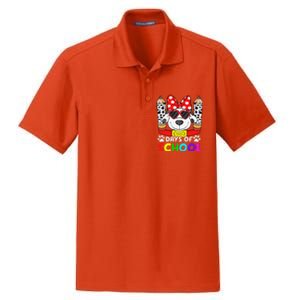 101 Days Of School Teacher Student 100 Days Smarter Dry Zone Grid Polo