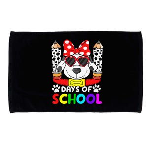 101 Days Of School Teacher Student 100 Days Smarter Microfiber Hand Towel