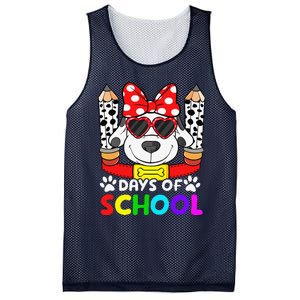 101 Days Of School Teacher Student 100 Days Smarter Mesh Reversible Basketball Jersey Tank