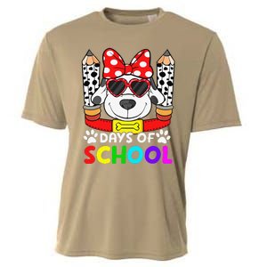 101 Days Of School Teacher Student 100 Days Smarter Cooling Performance Crew T-Shirt