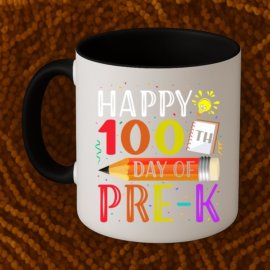100 Days Of School Teacher Student 100th Day Pregiftk Gift Mug