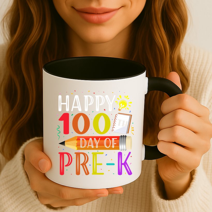 100 Days Of School Teacher Student 100th Day Pregiftk Gift Mug