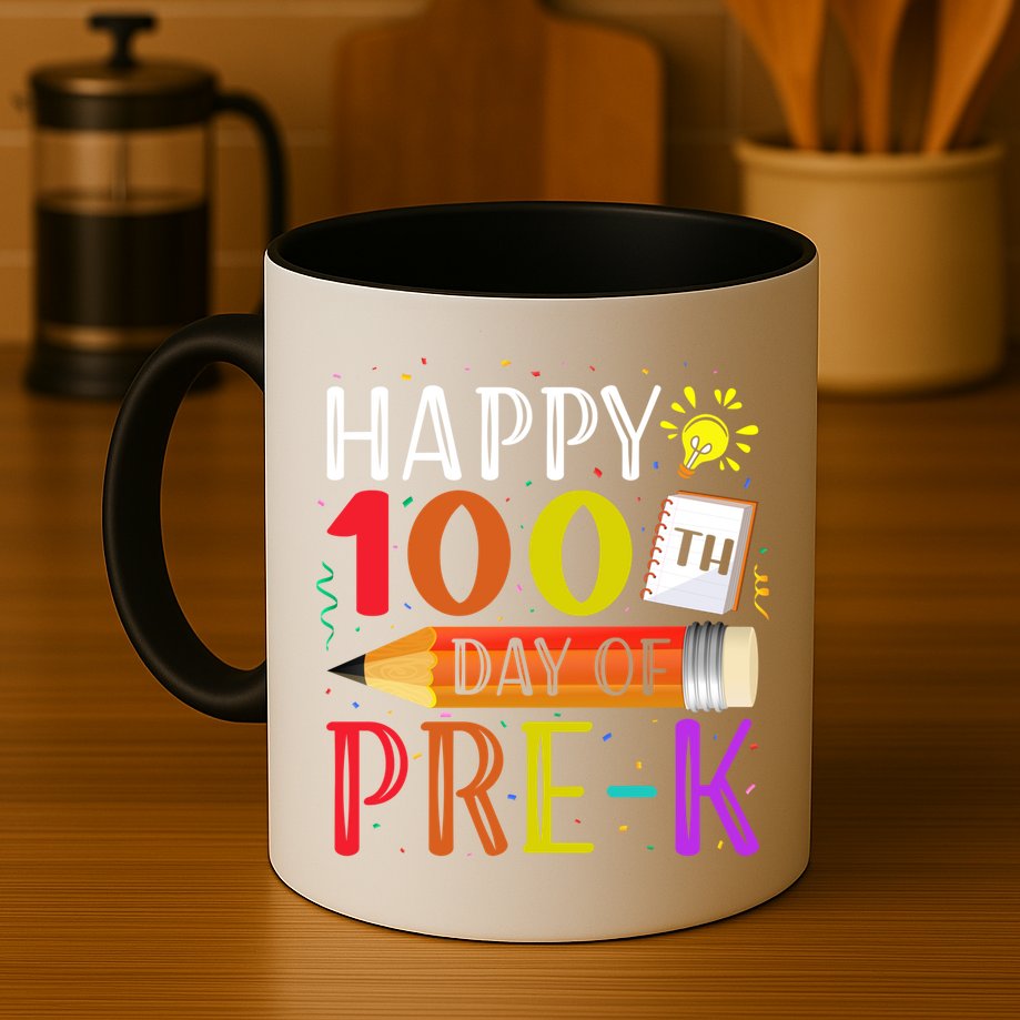 100 Days Of School Teacher Student 100th Day Pregiftk Gift Mug