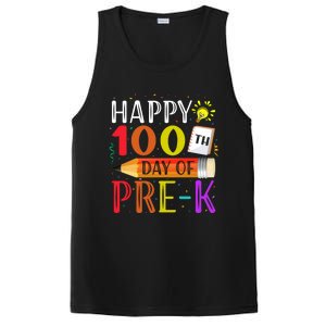 100 Days Of School Teacher Student 100th Day Pregiftk Gift PosiCharge Competitor Tank