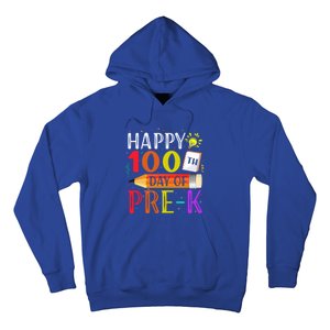 100 Days Of School Teacher Student 100th Day Pregiftk Gift Hoodie