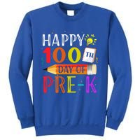 100 Days Of School Teacher Student 100th Day Pregiftk Gift Sweatshirt