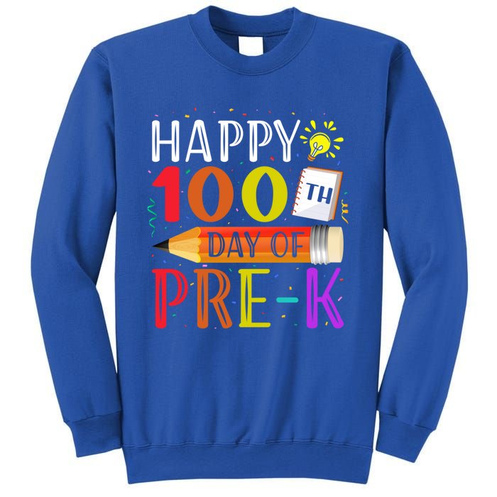 100 Days Of School Teacher Student 100th Day Pregiftk Gift Sweatshirt