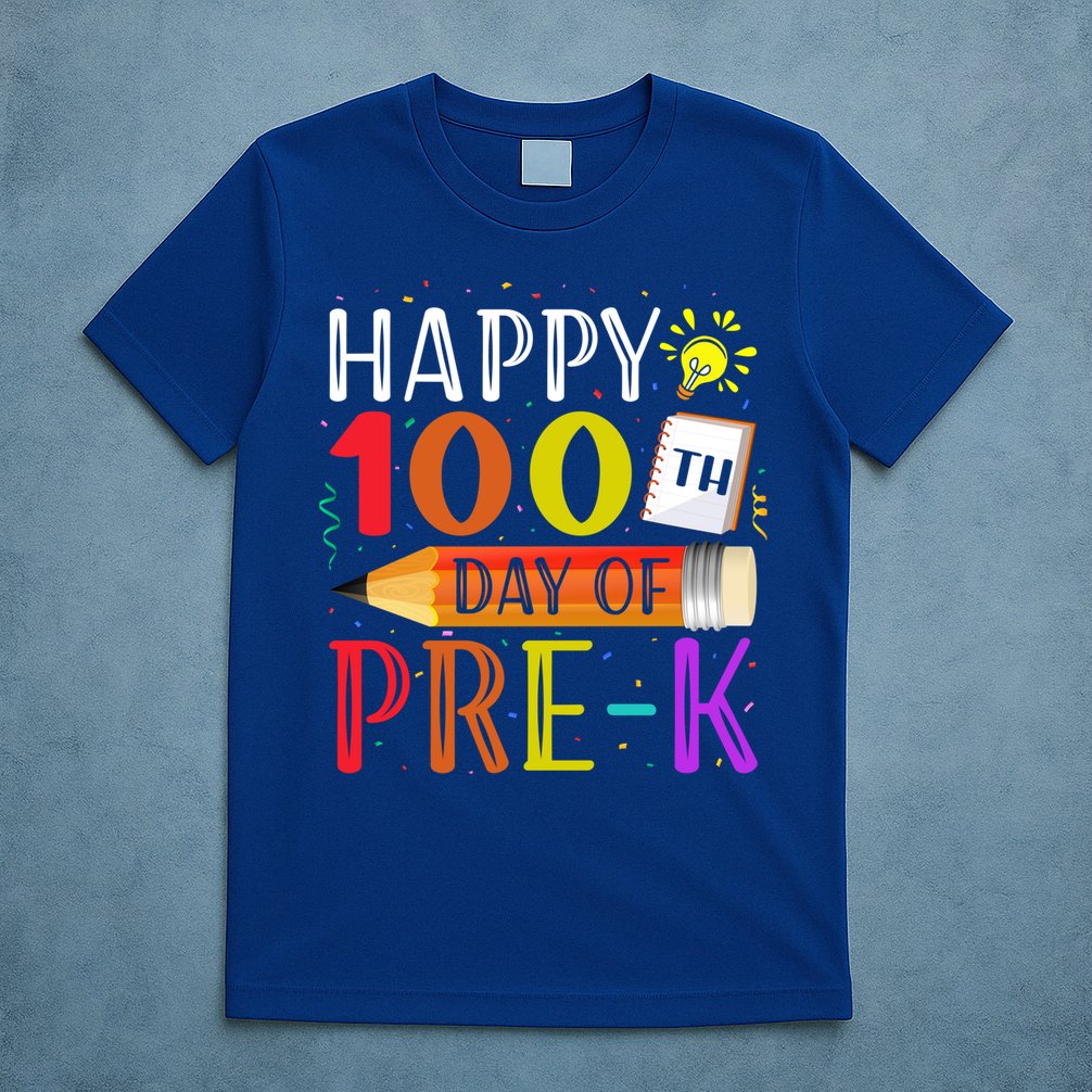 100 Days Of School Teacher Student 100th Day Pregiftk Gift T-Shirt