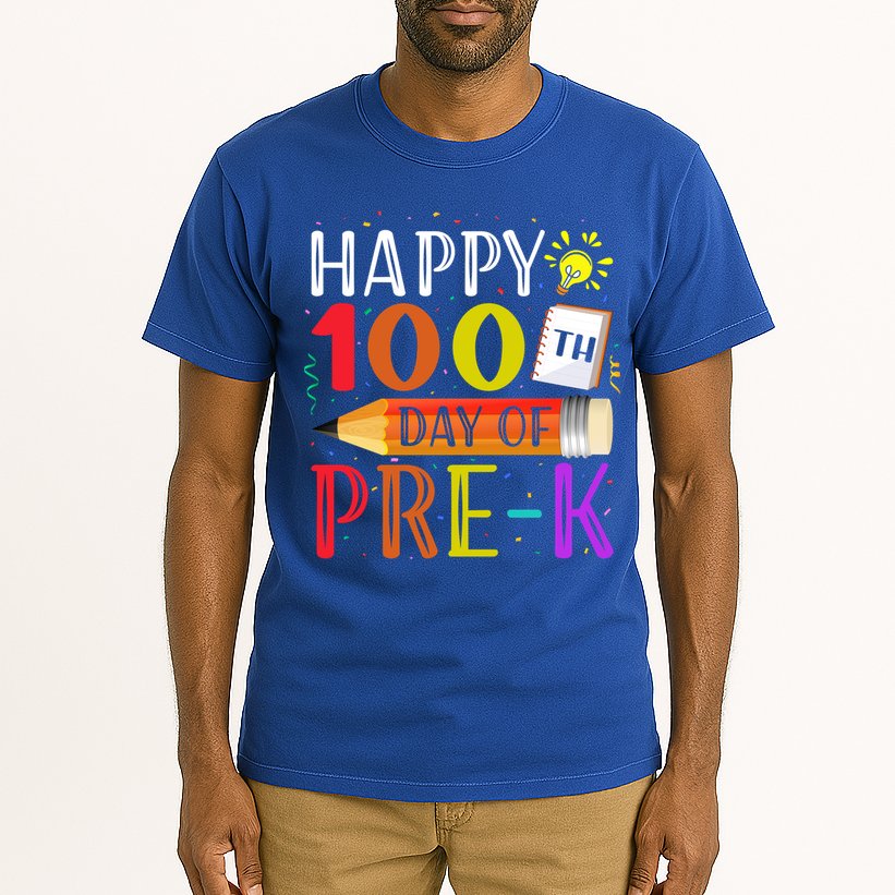 100 Days Of School Teacher Student 100th Day Pregiftk Gift Tall T-Shirt