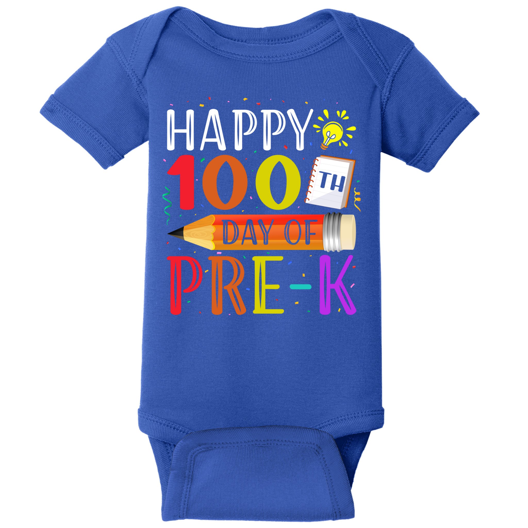 100 Days Of School Teacher Student 100th Day Pregiftk Gift Baby Bodysuit